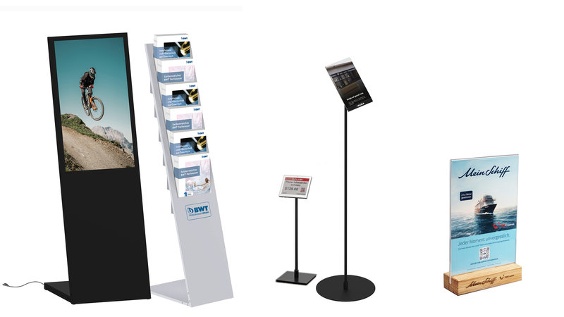 Individuelle Werbedisplays von Indisplay für Point of Sale und Events